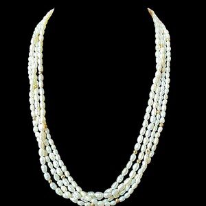 Vintage Gold Filled Freshwater Cultured Pearl Four Strand Torsade Necklace